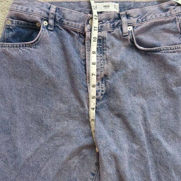 MNG Mango High Waisted Wide Leg Jeans Size 10 - Picture 5 of 8